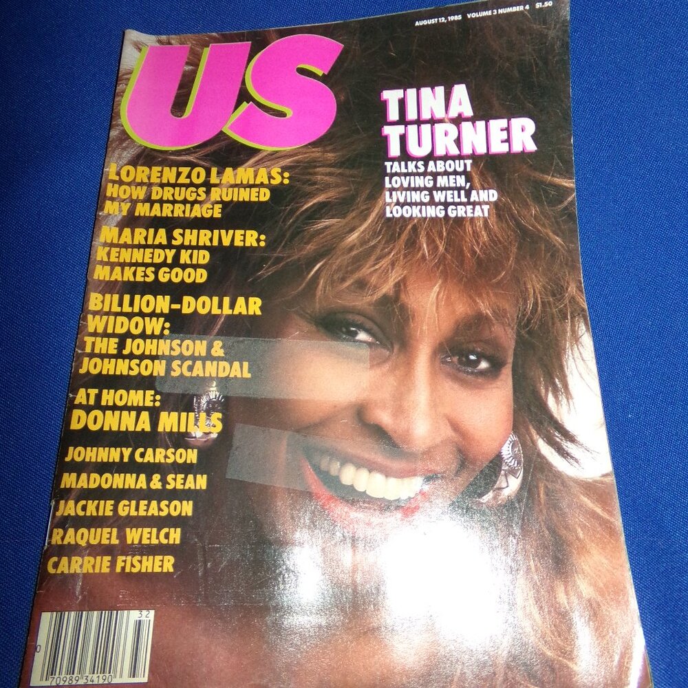 Vintage US Magazine - Tina Turner - August 12 1985 - Vol 3 No 4 - Donna Mills